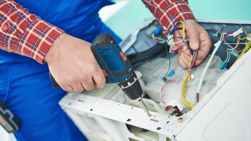 Selendi Alarko Alarko çamaşır makinesi kart tamiri – Su almama arızası orijinal parça ile giderildi. - Teknik servis örneği